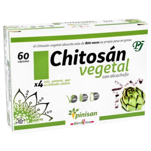 [059865] Chitosan Vegetal + Alcachofa 60 Cápsulas - Pinisan