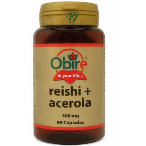 [059894] Reishi + Acerola 90 Cápsulas 400 Mg. - Obire
