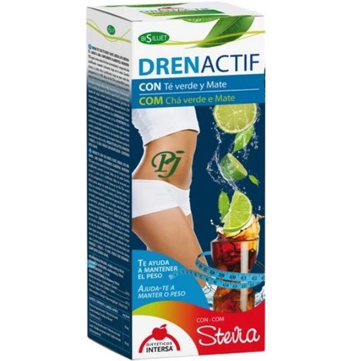 [059960] Drenactif Con Té Verde Y Mate 500 Ml. - Intersa Labs