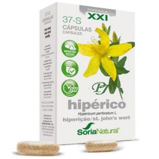 [059996] Hipérico 37 S 30 Cápsulas Fórmula Xxi - Soria Natural