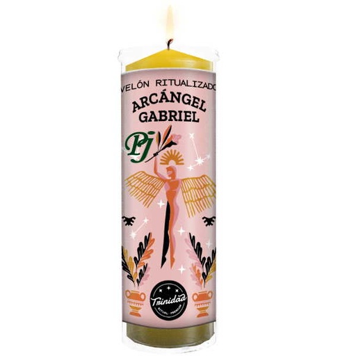 [100332] Velón Ritualizado Arcángel Gabriel - Trinidad
