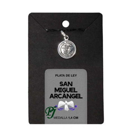 [100342] Medalla Plata San Miguel 1,4 Cm. - Trinidad