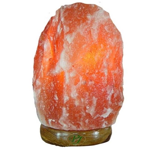 [10198] Lámpara Sal Himalaya 1 A 2 Kg. Cable Y Bombilla - Cm Web Solutions