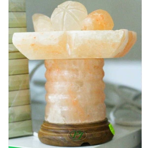 [10393] Lámpara Sal Himalaya Cuenco Bandeja Frutas - Prominer