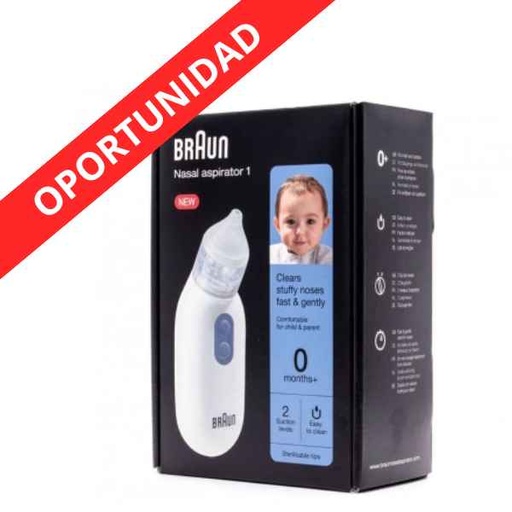 [1300023] Aspirador Nasal Eléctrico 0+ Meses - Braun