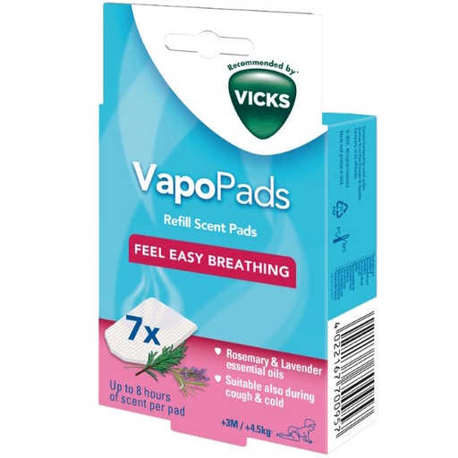 [1300025] Vapopads Romero Lavanda 7 Uds. - Vicks