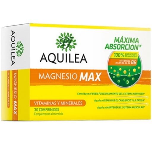 [1300206] Aquilea Magnesio Max 30 Comprimidos - Uriach