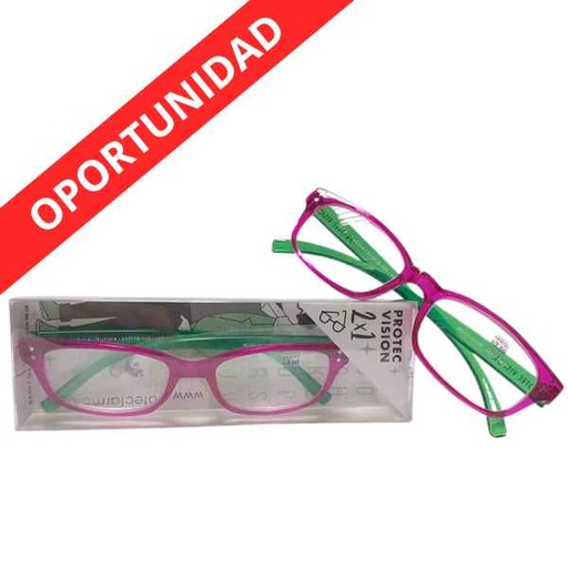 [1301145] Gafas Presbicia Rosa Protecvision 02,50 Dp - Protecfarma