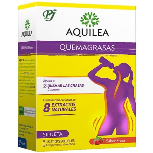 [1300277] Aquilea Quemagrasas 15 Sticks Fresa - Uriach