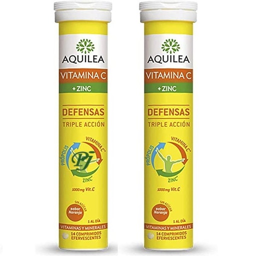[1300285] Aquilea Vitamina C + Zinc Defensas 28 Comprimidos Efervescentes - Uriach