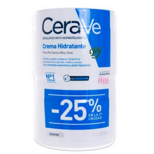 [1300348] Crema Hidratante 2X340Gr 25% 2ª Unidad - Cerave