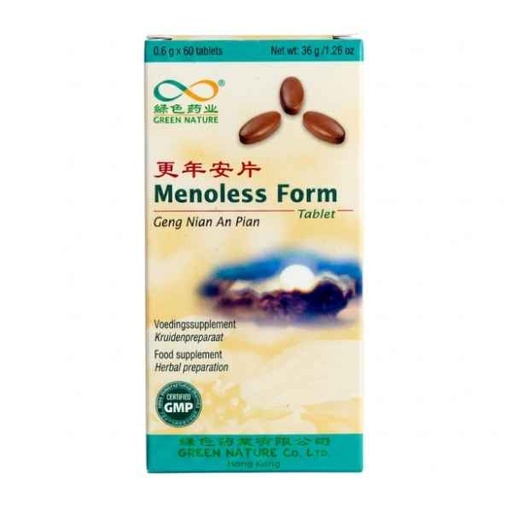 [0505270] Fórmula China Menoless Form (Geng Nian An Pian) 60 Tabletas - Green Nature