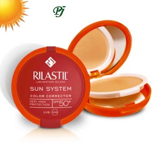 [1300511] Polvo Compacto Solar 50+ 02 Dorado - Rilastil