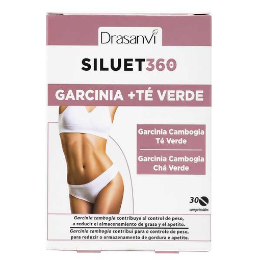 [0505309] Siluet 360º Garcinia + Té Verde 30 Cápsulas - Drasanvi