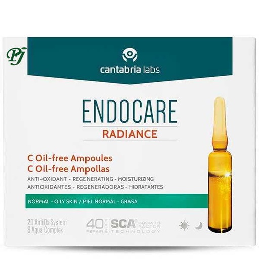[1300622] Endocare C Oil Free Radiance 10 Ampollas 2Ml. - Cantabria Labs