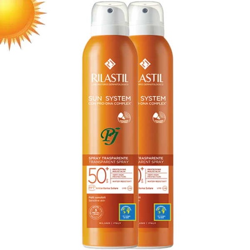 [1300746] Duplo Solar Spray Adultos 200 Ml. Spf50+ 2 X 1 - Rilastil